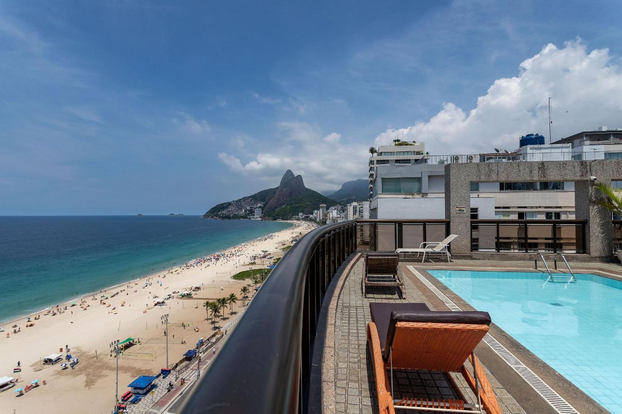 Vista Lateral, Edificio Frente A Praia Ріо-де-Жанейро Екстер'єр фото