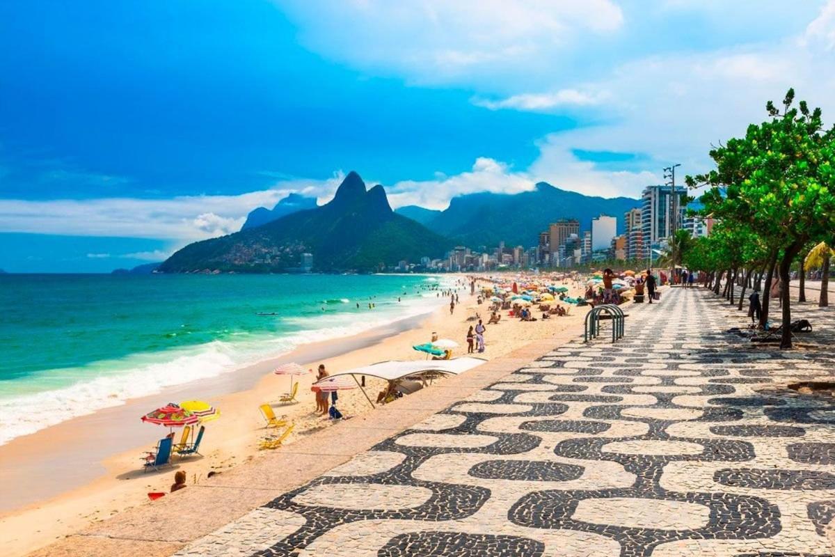 Vista Lateral, Edificio Frente A Praia Ріо-де-Жанейро Екстер'єр фото