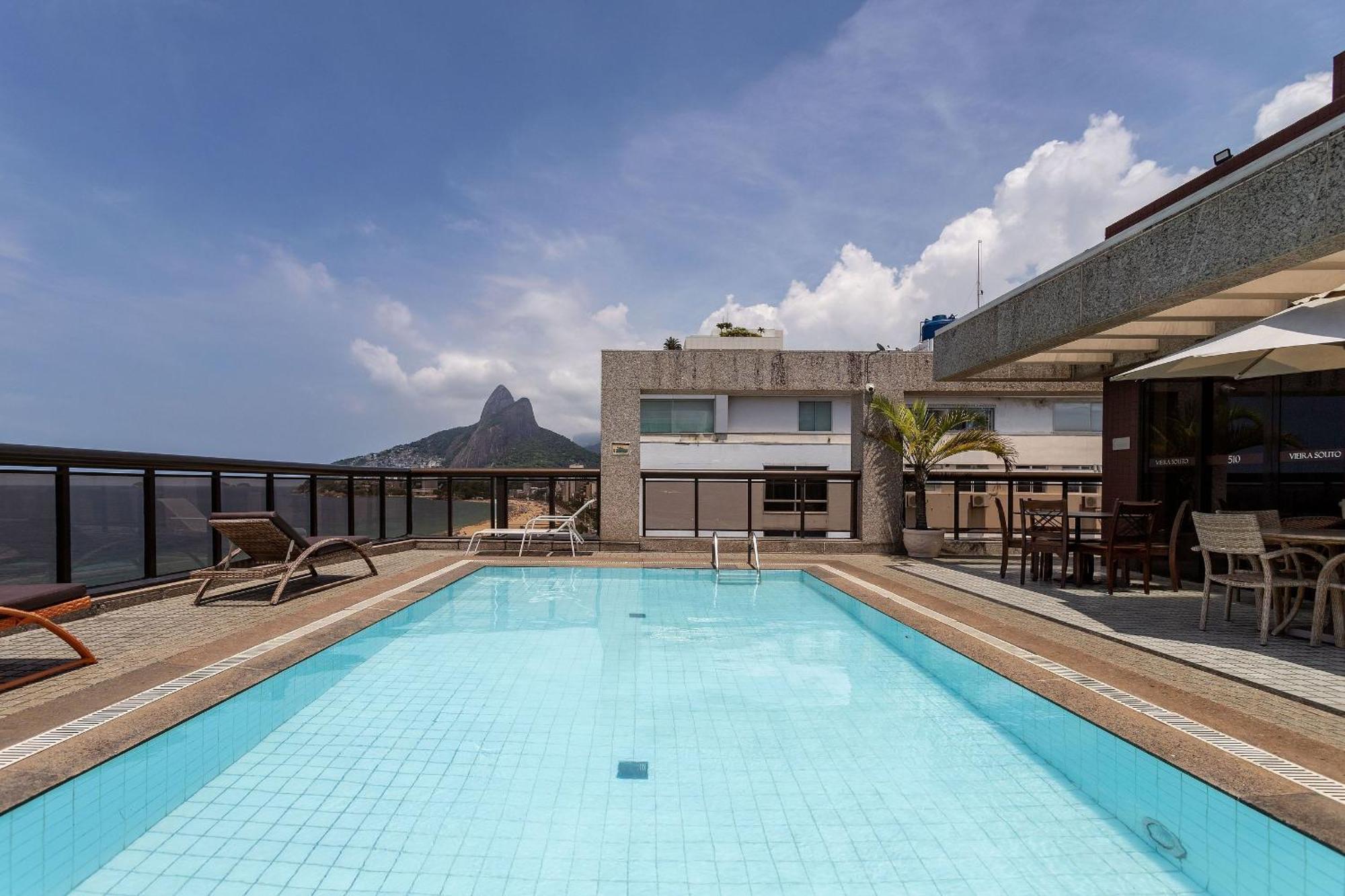 Vista Lateral, Edificio Frente A Praia Ріо-де-Жанейро Екстер'єр фото